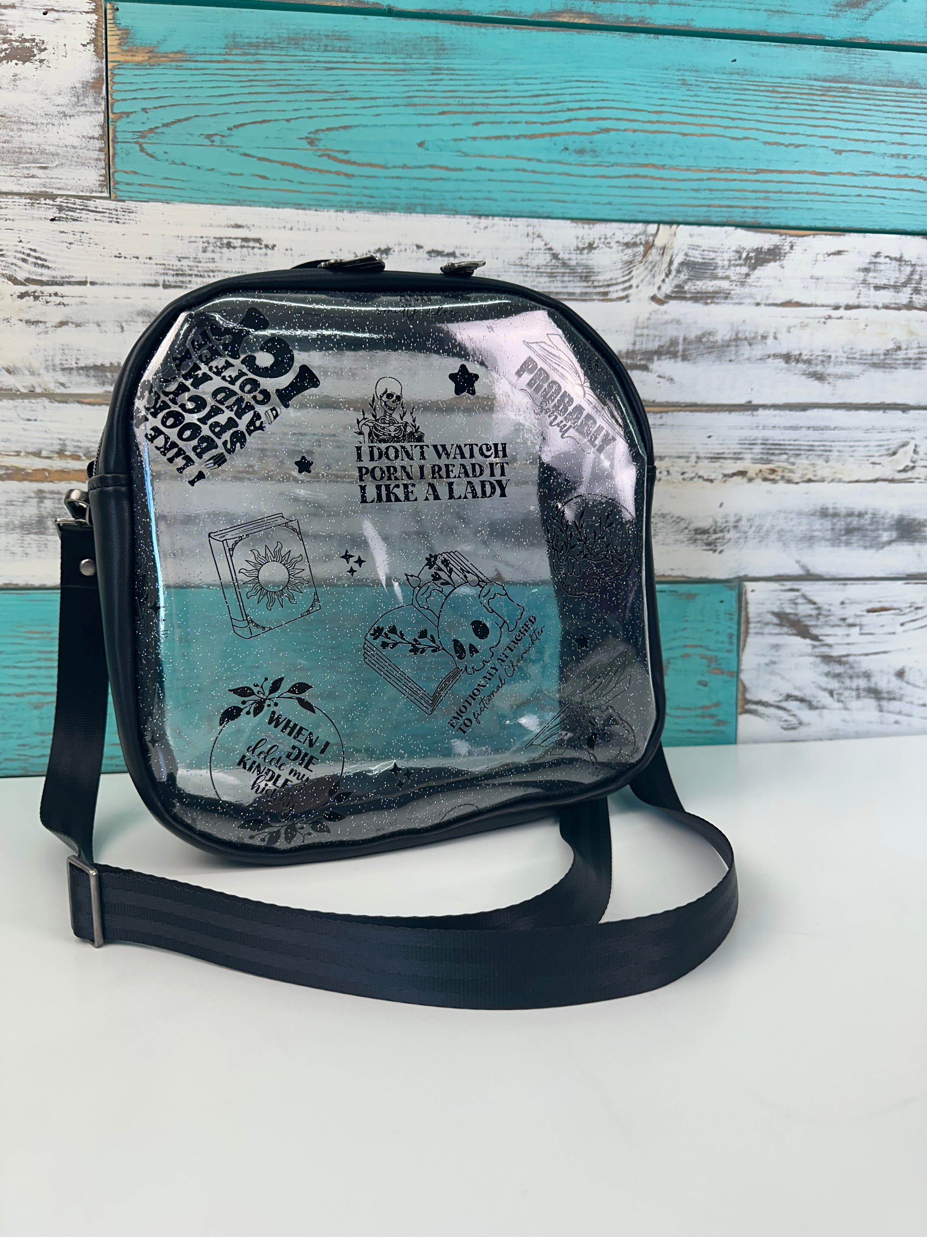 Clear crossbody bag