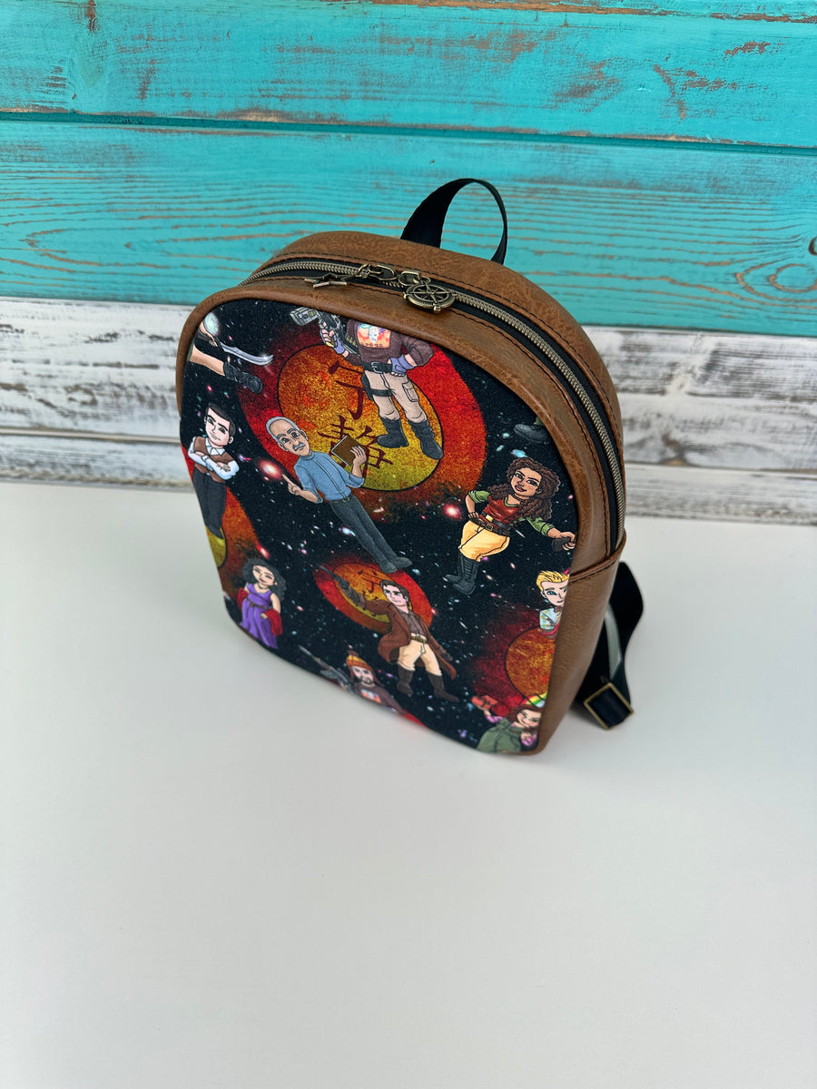 cowboys in space mini backpack – Dangerous Business Designs