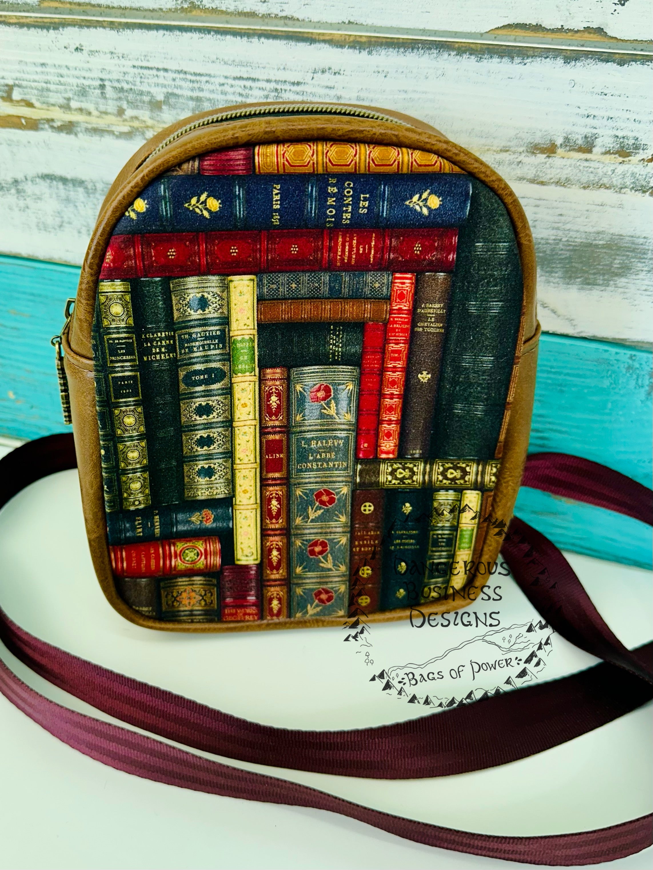 Books Mini sling backpack MD