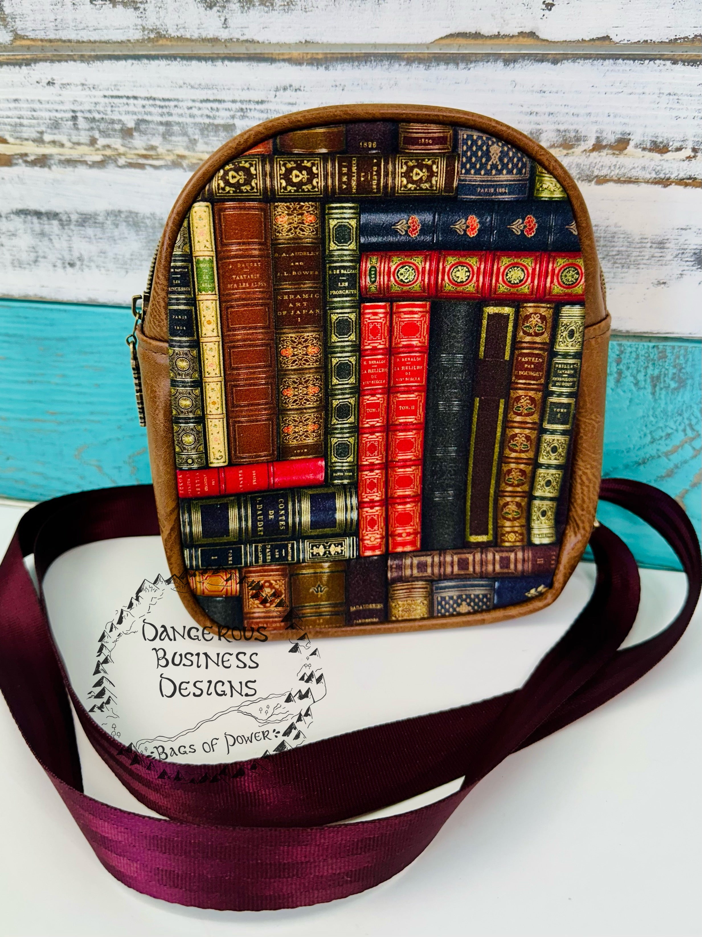 Books Mini sling backpack MD