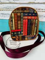 Load image into Gallery viewer, Books Mini sling backpack MD
