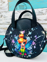 Load image into Gallery viewer, Dark fairy Circle Handbag
