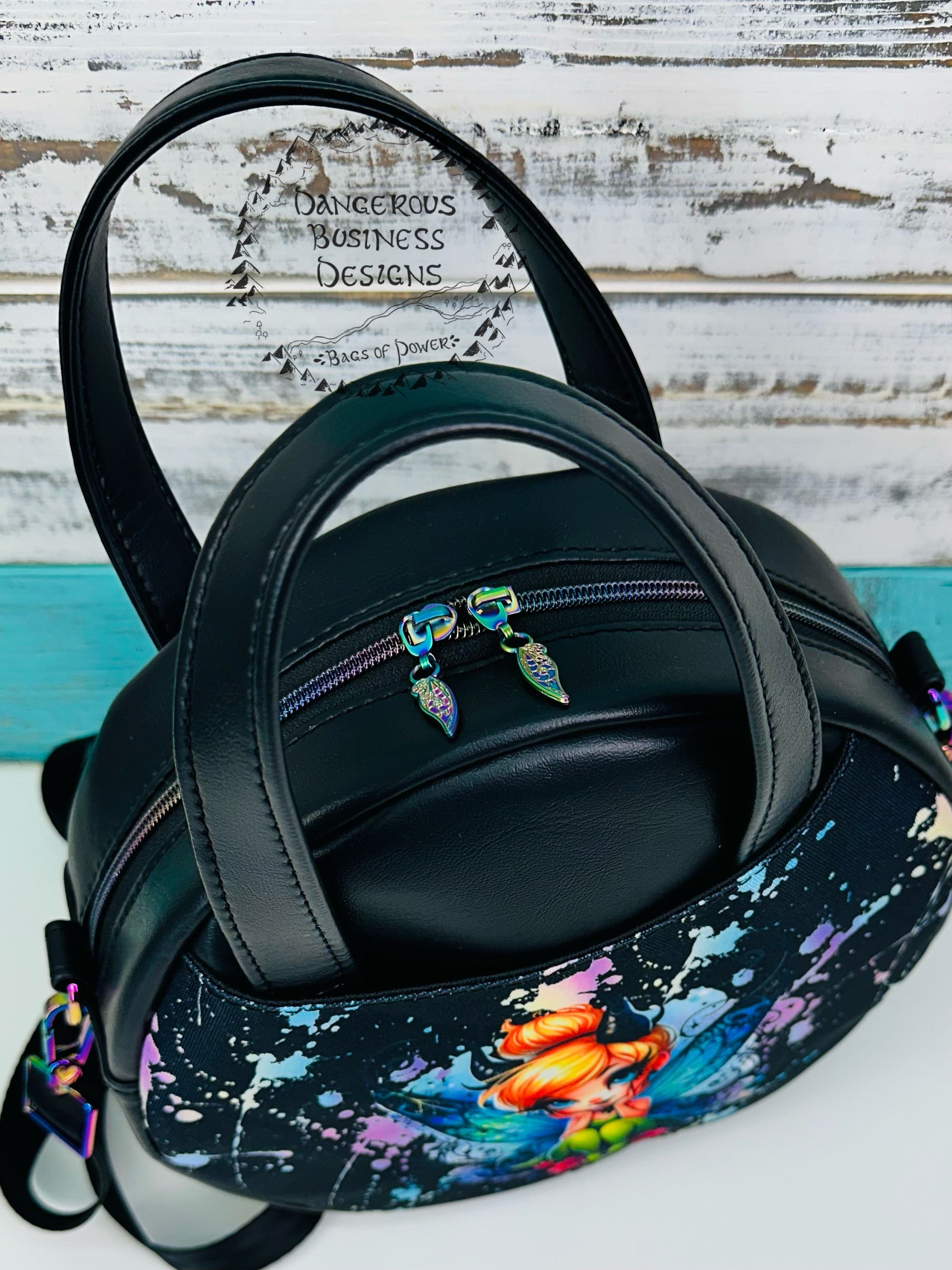 Dark fairy Circle Handbag