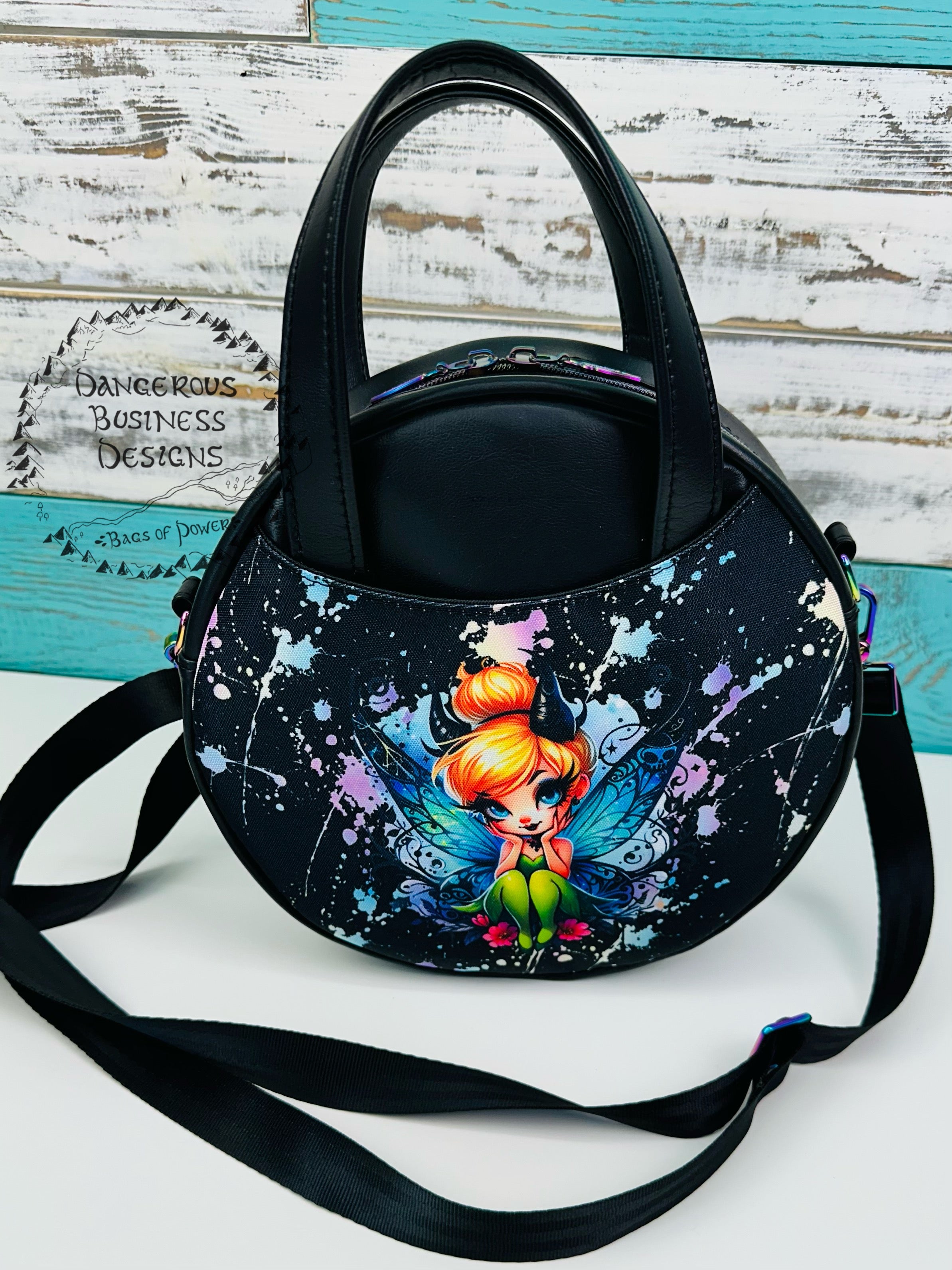 Dark fairy Circle Handbag