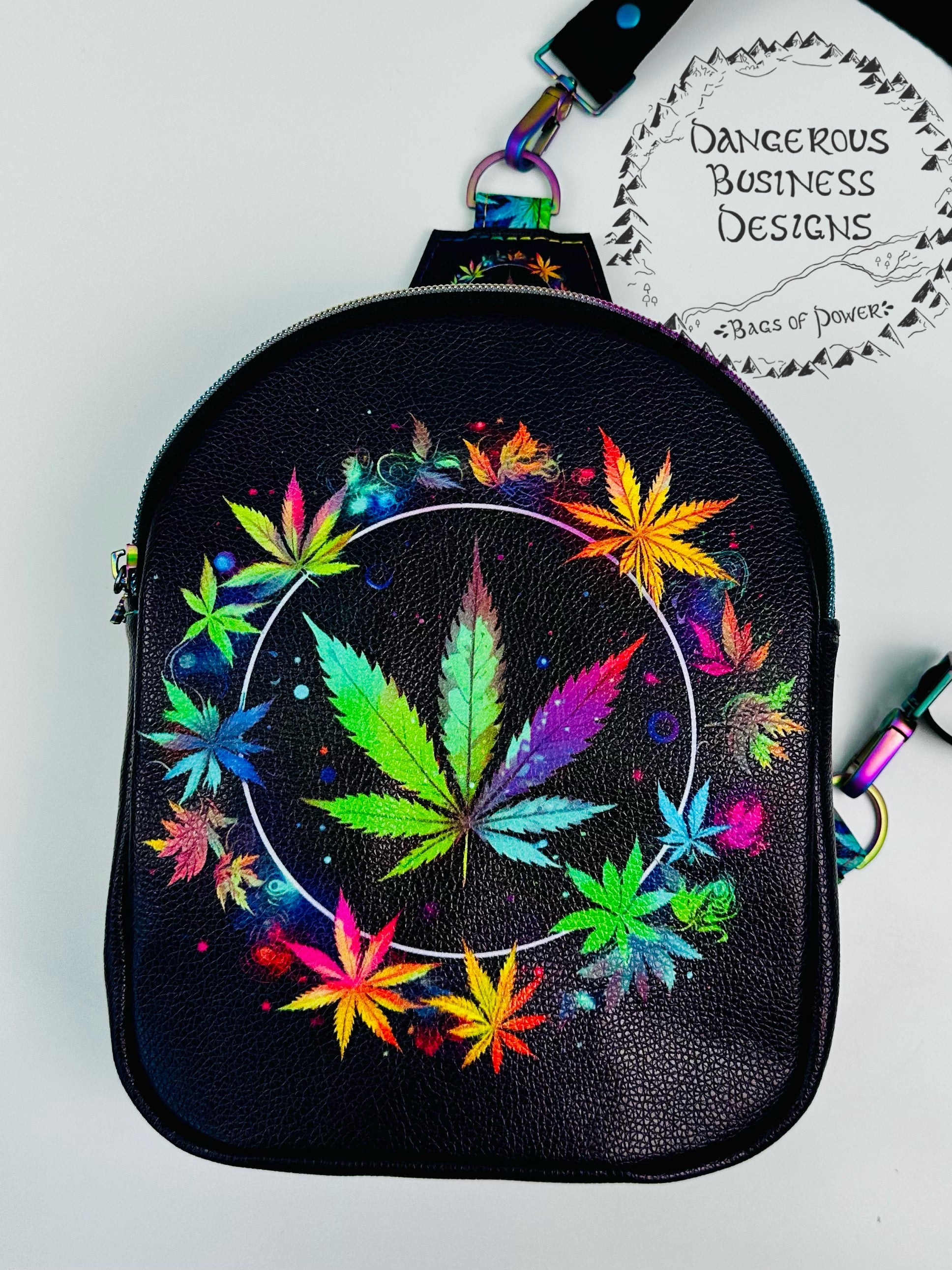 Devils lettuce Mini sling backpack LG
