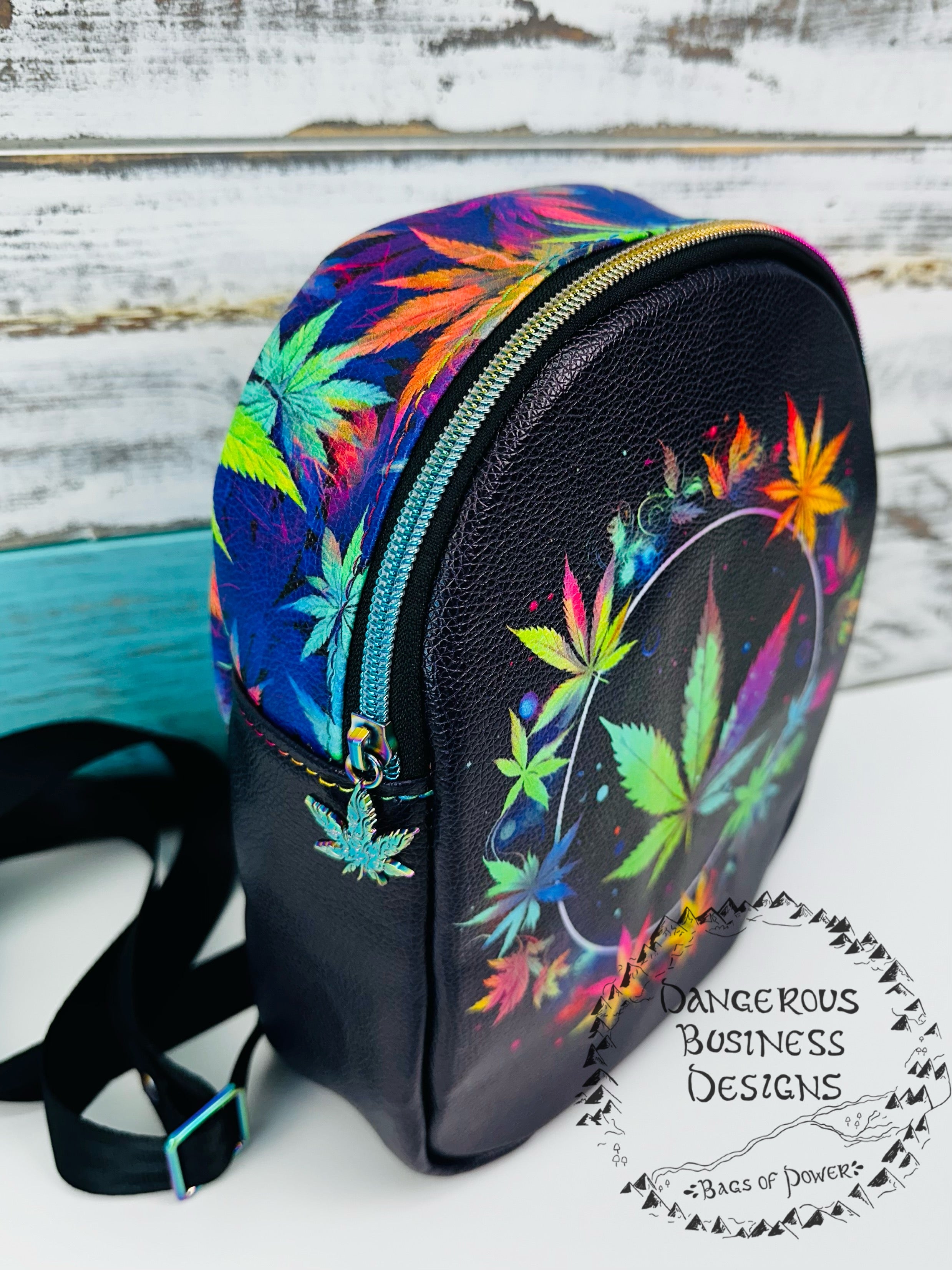 Devils lettuce Mini sling backpack LG