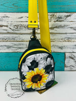 Load image into Gallery viewer, Sunflower Mini sling backpack SM
