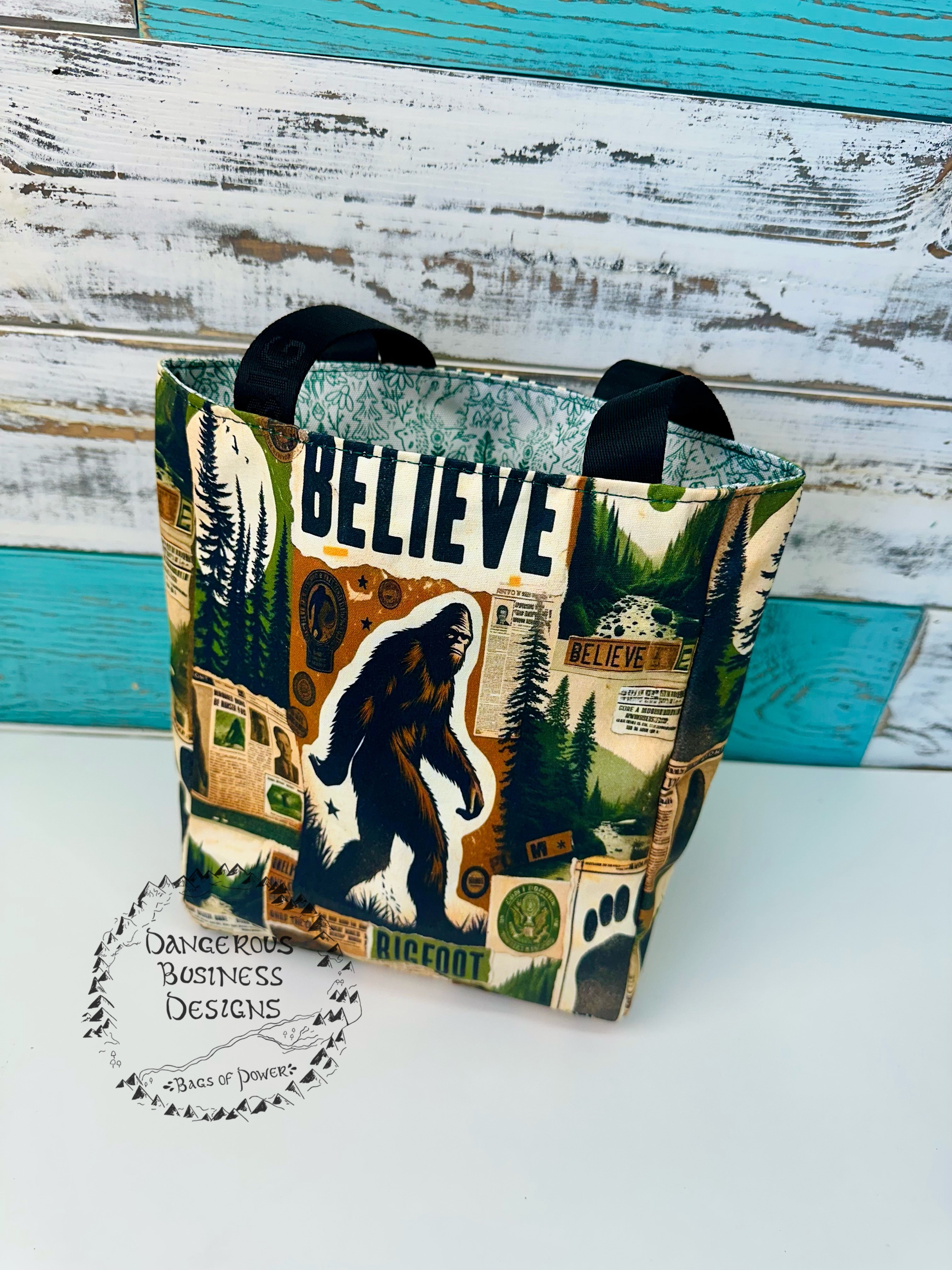 Bigfoot mini tote bag