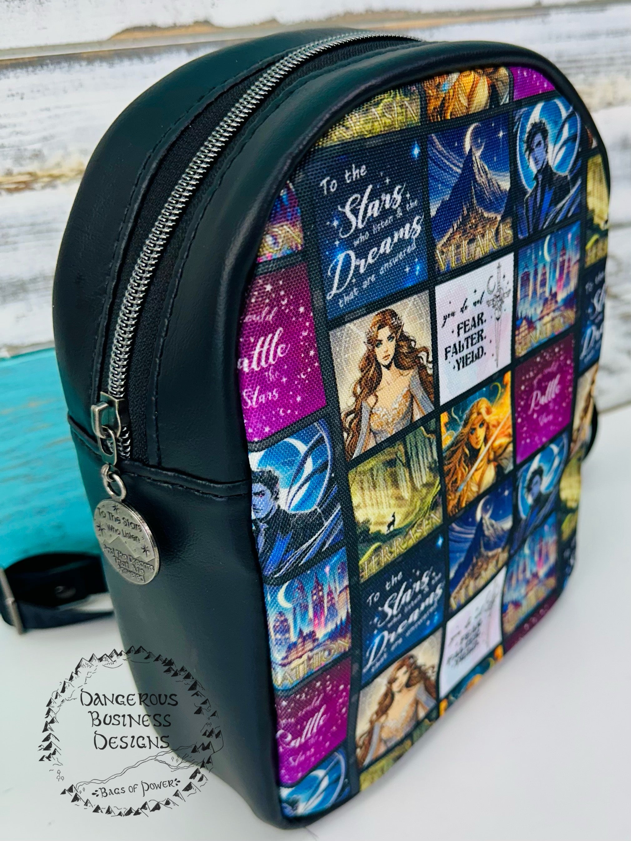 The mass universe Mini sling backpack LG