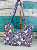Load image into Gallery viewer, Tote style purse fairy ghosts
