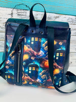 Load image into Gallery viewer, Police in a box backpack
