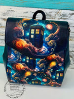 Load image into Gallery viewer, Police in a box backpack
