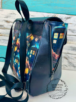 Load image into Gallery viewer, Police in a box backpack
