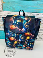 Load image into Gallery viewer, Police in a box backpack
